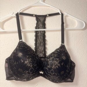 Victoria's Secret Black Lace and Mesh Bralette